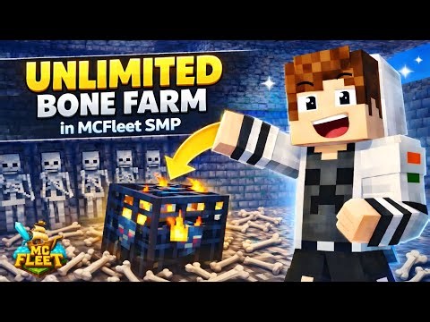 Best Bone Meal Farm For Mcfleet SMP | Help in Money Making | Minecraft Tutorial | Subscribe