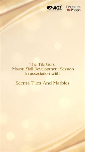 1.6K views · 16 reactions | Here’s a glimpse from The Tile Guru – Mason Skill Development Session, held in association with Seema Tiles and Marbles, Varanasi. A step forward in enhancing skills, sharing knowledge, and shaping better craftsmanship for tomorrow. #AGL #AGLTiles #PremiumKaPappa #TheTileGuru #MasonSkillDevelopment #SeemaTilesAndMarbles #AGLTraining #Craftsmanship #SkillBuilding #TilesOfIndia #KnowledgeSharing #DealerSupport | Asian Granito India Ltd. | Facebook