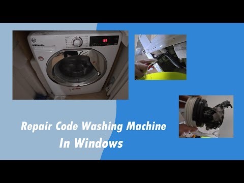 hoover e20 error washing machine