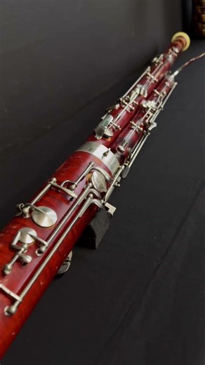 Such a shiny, new boot cap on this #puchner #bassoon 🎶✨#bassoonist #doublereed #musicshop