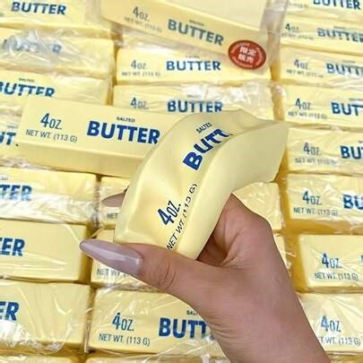 1pc Soft Butter Stick Squeeze Toy, Suitable For Children, Teenagers And Adults To Relieve Stress And Anxiety, Soft And Elastic Sensory Toy, Ideal For Work, School, Home, Daily Entertainment And Party Games, Also Suitable As Classroom Rewards, Carnival Gifts, Party Favors, Treasure Box Prizes, And An Ideal Holiday Gift For Halloween, Christmas, Easter, Thanksgiving, Birthdays And New Year | SHEIN