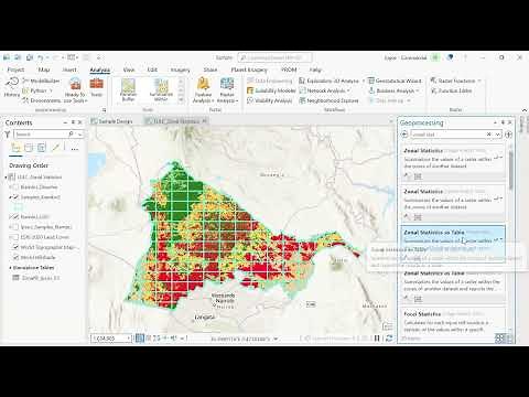 Calculate zonal statistics in ArcGIS Pro