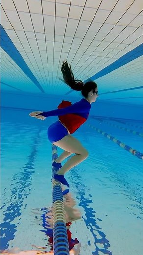 World First Underwater Long Jump…Upside Down!