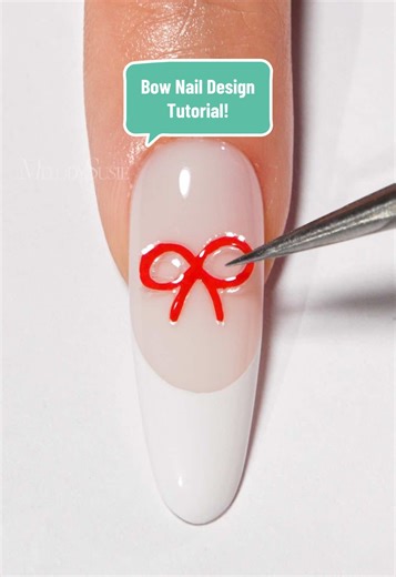 Bow Nail Design Tutorial for Stunning Manicure