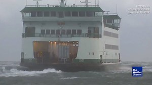 472K views · 3.2K reactions | High winds push ferry in wrong direction after leaving the Keystone Ferry Terminal on Whidbey Island, WA. | The Weather Channel | Facebook
