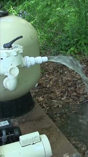 Pool Filter Cleaning: Rinse and Backwash Explained Simply #shorts