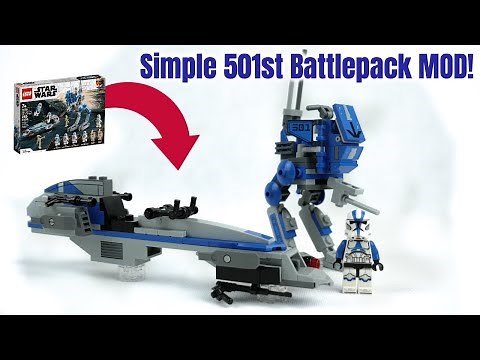 How to simply UPGRADE the LEGO Star Wars 501st Battlepack! | Set 75280 Alternative Build!
