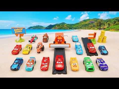 Disney Pixar Cars Unboxing Review | Mattel Disney Pixar Cars Glow Racers Playset ✨🚗