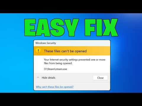 How To Fix “Your Internet Security Settings Prevented One Or More Files From Being Opened”