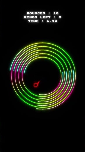 Endless Ball Bounce Satisfying Visuals 🌈