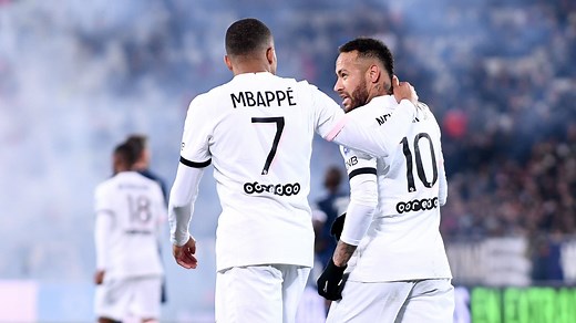 Bordeaux-PSG: un doublé de Neymar permet aux Parisiens de s'imposer sans impressionner