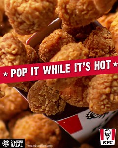 770K views · 107 reactions | The icon’s back in the house so you better pop it while it’s hot! Get the KFC Popcorn Chicken from your nearest KFC outlet today! | KFC | Facebook