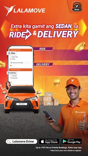Kumita sa Lalamove. Umaabot ng ₱80k ang kita sa deliveries at 2% lang ang kaltas sa Ride.