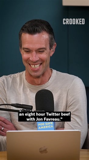 Jon Favreau on his latest Twitter fight with Stephen Miller. | Pod Save America