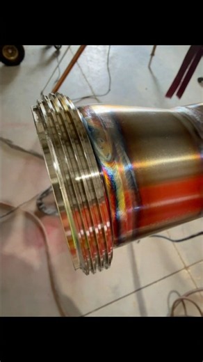 Stainless Steel TIG Welded Pipes — Easy & Clean Welding!#tigwelding #tig #pipe