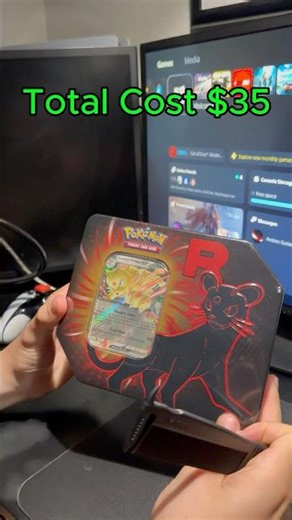 This Team Rocket Persian Tin is CRAZY! (Pokémon Opening)