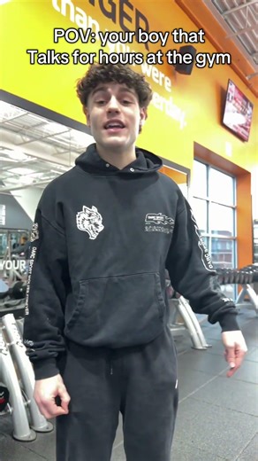 Bro always talks for hours #funny #gym #relatable #friends #pov #skit