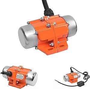 Powerfull Concrete Vibrator Jvedo Vibration Motor Single Phase 100W AC110V 3600rpm Aluminum Alloy Vibrating Vibrators for Shaker Table or Soil/Compost Sifting Rig