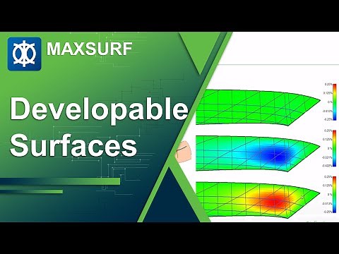 Designing with Developable surfaces in MAXSURF