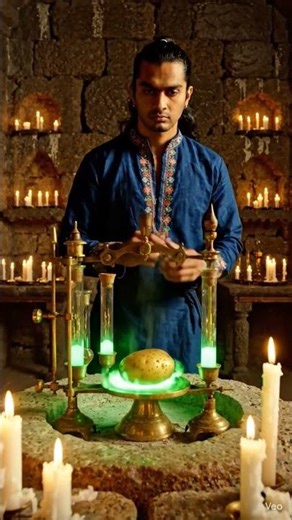 wait for end 😔 (Aalu se bna sona✨😱:⁠-⁠) #ytshorts # imigen #animalstory