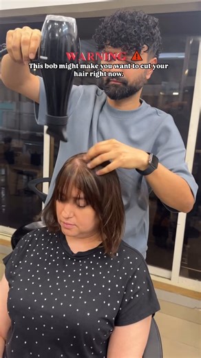 Placid Braganza on Instagram: "Goodbye length, hello power! This transformation from long layers to a sharp, graduated bob is proof that sometimes… less really is more. The graduated bob is a timeless classic — it frames the face, adds instant structure, and works across seasons and trends. What makes this cut iconic is the angled silhouette: shorter at the back for lift and volume, longer towards the front for that chic, elongating effect. Whether you want a bold change or a clean, elevated loo