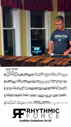 16K views · 486 reactions | back at it! how @rhythmicforce practices...