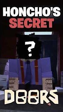 The DARK Secret about Honcho in the Roblox DOORS Archives Update...
