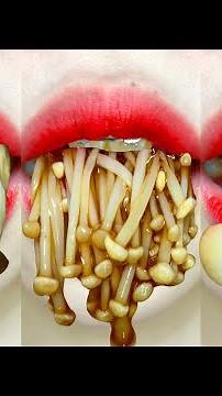 asmr MUSHROOMS eating sounds