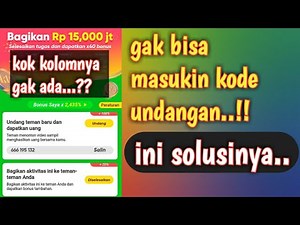COLUMN TO ENTER INVITATION CODE NO. || cannot enter the snack video invitation code.