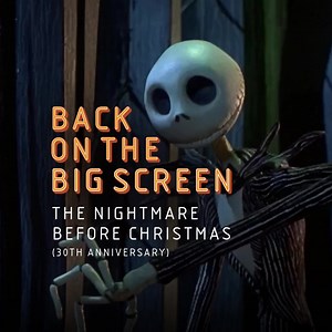 Christmas film? Halloween film? We’ll let you decide. All we know is that The Nightmare Before Christmas is coming back to the big screen for its 30th anniversary. | Vue