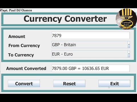 How to Create a Currency Converter in Java using Eclipse - Part 1 of 2