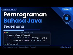 Pemrograman Java Sederhana - STRUKTUR DATA Tugas 1