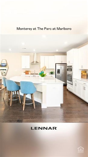Welcome to where tranquility and affordability meet! Virtual tours bring you inside this modern open-concept floorplan with a fully equipped kitchen, sun-bathed dining room and spacious living room. Find your oasis today and search online before scheduling an in-person tour to fall in love all over again. 🤩🏝️🏡 🏡 Monterey Model, The Monterey Collection 📍 The Parc at Marlboro in Malboro, NJ 🔗 http://spr.ly/6187RsSyt | Lennar