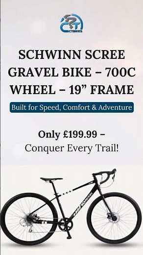 Schwinn Scree Gravel Bike in 19″ 700C is built for comfort