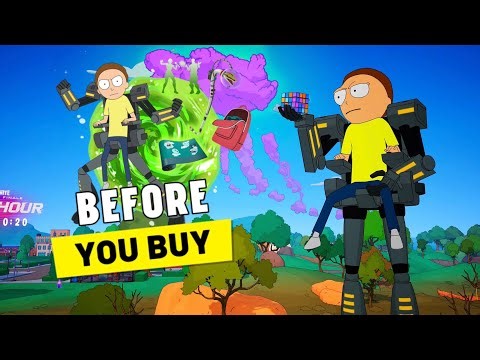 MECHA MORTY BUNDLE GAMEPLAY | RICK & MORTY x FORTNITE (Before You Buy)