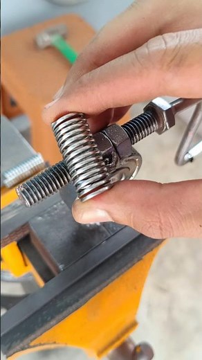 making a spring with simple homemade tools #homemade #spring #crafts #diy