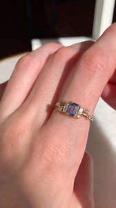 13K views · 9 comments | The Sapphire Mason Ring by Wwake 曆✨featuring blue sapphire and white diamonds | catbird | Facebook