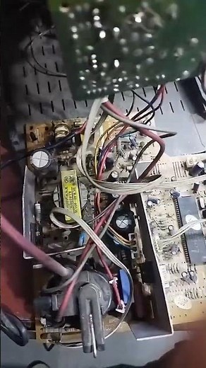 Crt tv Power problem #shorts