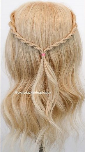 6 simple beginner hairstyles! #howtobraidhair #howtobraidyourownhair