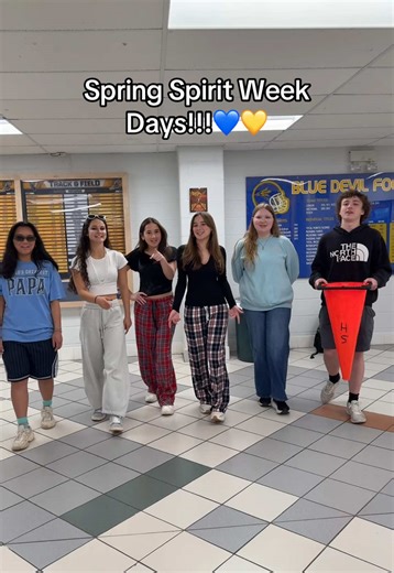 Spring Spirit Week Activities at Victor High School