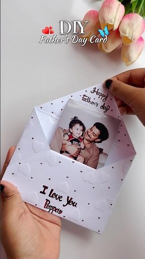 DIY Father’s Day Card ♥️| Father’s Day Gift Idea 💖 #fathersdaycard #fathersdaygift #fathersday