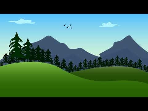 How to draw Easy Landscape on Adobe illustrator