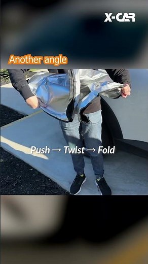 How to Fold a Pop Up Sun Shade in 5 Seconds