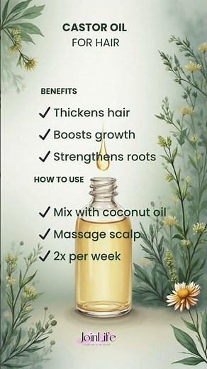 Castor Oil for Hair Growth | Thicker Hair Tips | CASTOR OIL BENEFITS FOR HAIR