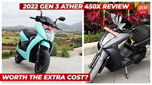 1K views | Ather Energy has taken the wraps off the 2022 Gen 3 Ather 450X electric scooter. Here is our review video of the latest iteration of the 450X. | The Times of India | Facebook