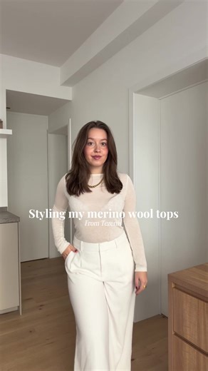3 manieren om mijn nieuwe Merino wollen tops te stylen