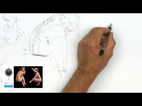Timed Model Drawing Session 3 // Instructor: Steve Huston