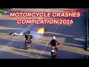 Motorcycle Crash Compilation 2016 (Part 3)