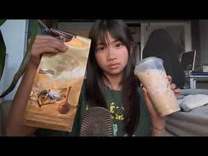ASMR chocolates and latte