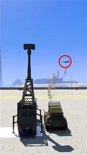 Drone Attacked the Jet Destroyer Missiles ep619 in gta5 #shorts #short